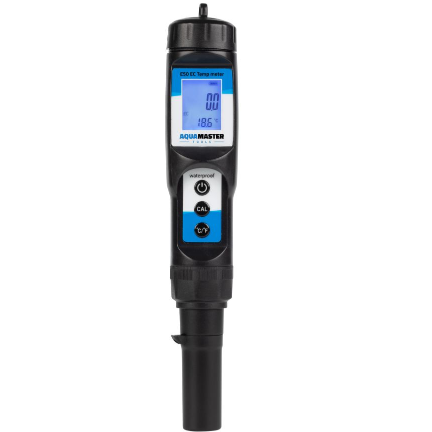 Aqua Master Tools E50 Pro · EC y temperatura