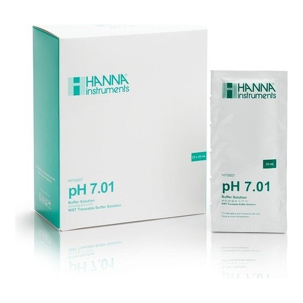 Hanna pH 7,01 caja de 25 sobres